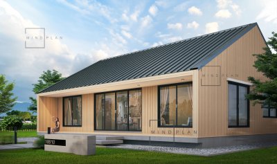 แบบบ้านMIND PLAN M-121  2 ห้องนอน 2 ห้องน้ำ แบบบ้านMIND PLAN M-121  2 ห้องนอน 2 ห้องน้ำ