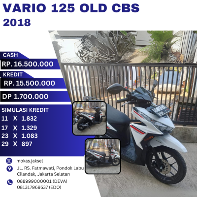 VARIO 125 OLD CBS 2018