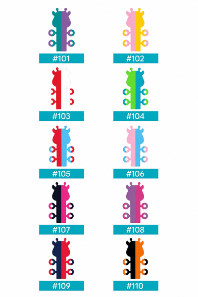 Two Colour Ligature Tie
