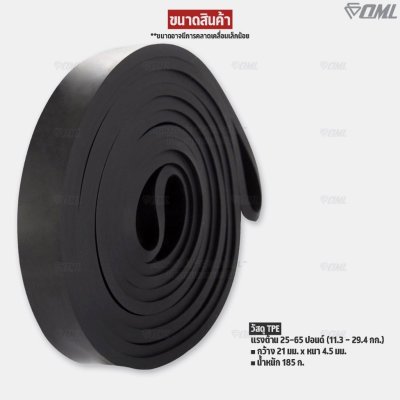 OML Y6 ยางยืดแรงต้าน บริหารกล้ามเนื้อ TPE/LATEXคุณภาพดี(8-230 ปอนด์) รับประกันresistance band ยางยืดออกกำลังกายShopoml