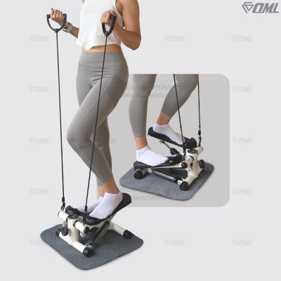 OML STP1[ขาว] มินิ สเต็ปเปอร์ บริหารสะโพก ต้นขา น่อง ระบบแม่เหล็กนับรอบแท้ โครงเหล็กทนทาน รับประกันสินค้า ยินดีคืนเงิน