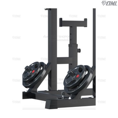 OML SR1 แร็ควางบาร์เบล ฝึกขา ฝึกคู่กับม้านั่งยกน้ำหนักรุ่นMD1ได้ พาวเวอร์แร็ครับประกันสินค้า สควอทแร็ค