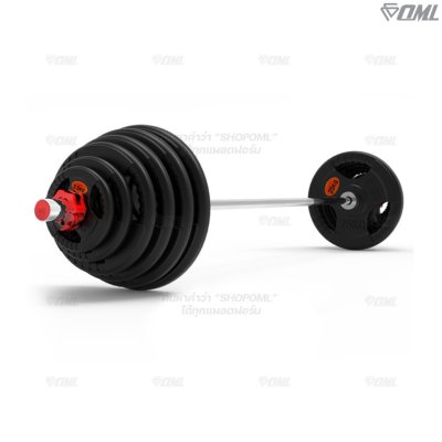 OML WP2 แผ่นน้ำหนักสามช่องจับ(รู 2 นิ้ว) ใช้กับบาร์เบลแกน 2 นิ้ว แผ่นบาร์เบลแบบมีช่องจับSHOPOML แผ่นน้ำหนักโอลิมปิค