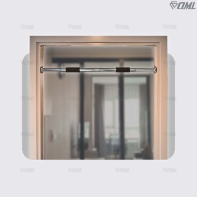 OML R1 บาร์โหนติดประตู เหล็กคาร์บอนแท้ ปรับได้ 60-100 ซม. ไม่ต้องเจาะวงกบ บาร์ดึงข้อ บาร์โหน รับประกัน ยินดีคืนเงิน