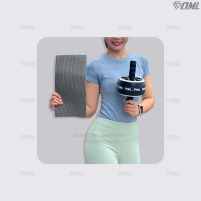 OML JB1 ลูกกลิ้งบริหารหน้าท้อง ล้อจัมโบ้หุ้มยาง แข็งแรงพิเศษ ลูกกลิ้งออกกำลังกาย แกนเหล็กแข็งแรง ซื้อแล้ว ไม่ทิ้งลูกค้า