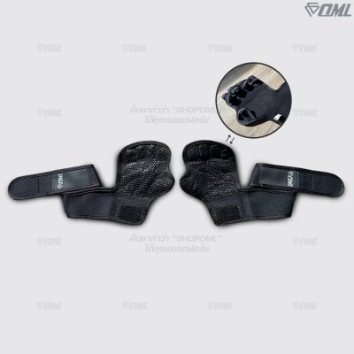 OML TM1 ถุงมือฟิตเนส การ์ดหนา เม็ดดอทนูน ใส่ยกเวท ไม่เจ็บมือ ยกได้หนักขึ้น ถุงมือยกเวท ป้องกันฝ่ามือและข้อมือ ไม่ลื่น