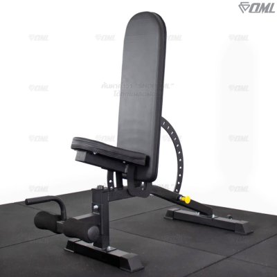 OML MD1 ม้านั่งยกน้ำหนัก ปรับระดับได้ทั้งเบาะและพนังพิง เหล็กหนา 3-8 มิล เก้าอี้ยกดัมเบลSHOPOML รับประกันคุณภาพ