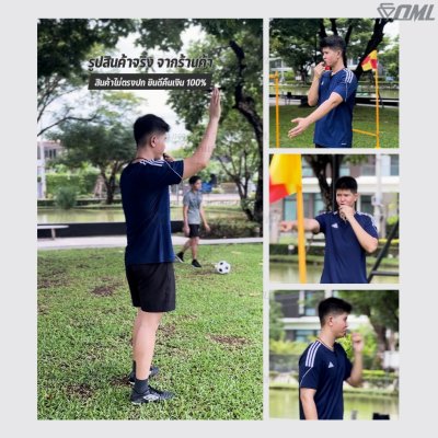 OML KJ12A ชุดนกหวีด 120 เดซิเบล ไม่มีลูกกลม พร้อมสายคล้องมือ และสายคล้องคอ นกหวีดผู้ตัดสิน นกหวีดฟุตบอล whistle