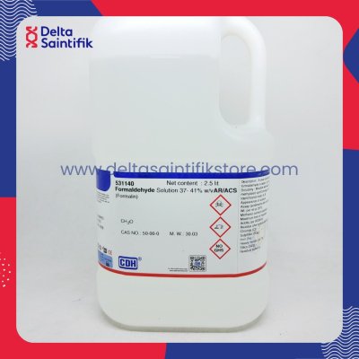 Formaldehyde Solution 37-41% w/v AR/ACS 2500ML