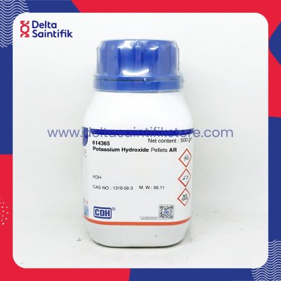 Potassium Hydroxide Pellets AR 500GRam