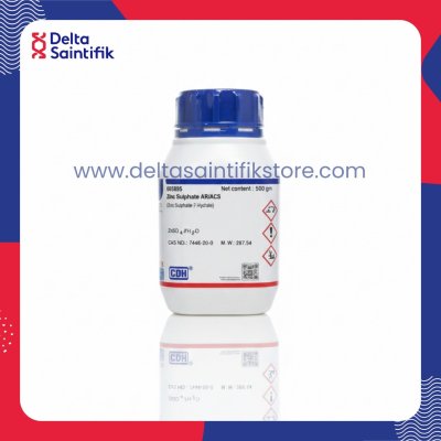 Zinc Sulphate AR (Zinc sulphate-7-hydrate) 500Gram