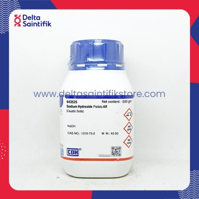 Sodium Hydroxide Pellets AR 500Gram CDH