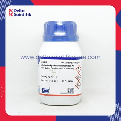 tetra-Sodium Pyro Phosphate (Decahydrate) AR 500Gram