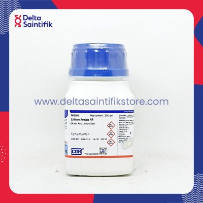 Lithium Acetate AR 250Gram CDH