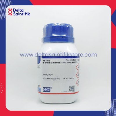 Barium Chloride Dihydrate AR/ACS 500 Gram