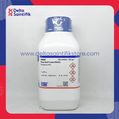 Boric Acid Powder AR/ACS 500 Gram