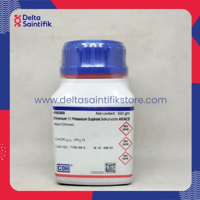 Chromium (III) Potassium Sulphate Dodecahydrate AR/ACS 500 Gram