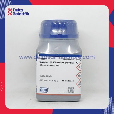 Copper (II) Chloride Dihydrate AR 500 Gram