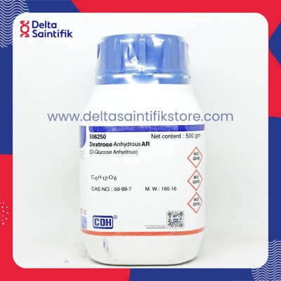 Dextrose Anhydrous AR Meets Analytical Specification of IP, BP, USP, Ph. Eur. 500 Gram