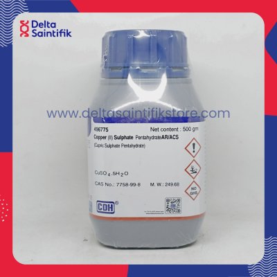 Copper (II) Sulphate Pentahydrate AR/ACS 500 Gram