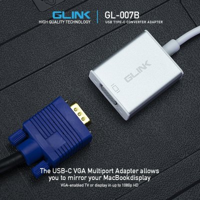 USB-C port to VGA GL-007B