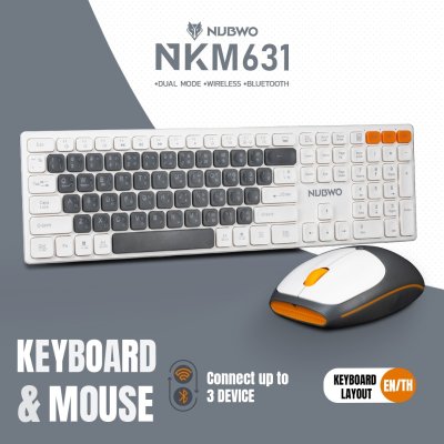 คีย์บอร์ดและเมาส์ รุ่น NKM631
