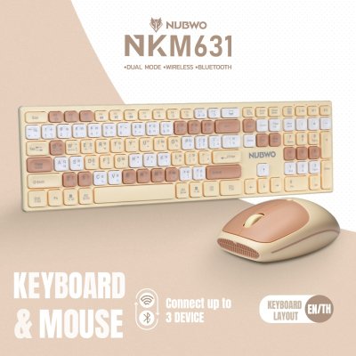 คีย์บอร์ดและเมาส์ รุ่น NKM631
