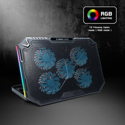 Cooler Pad (5 Fan RGB) NX-F3 ZONIX