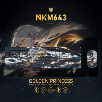 คีย์บอร์ดเมาส์ รุ่น NKM643 Nubwo