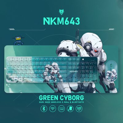 คีย์บอร์ดเมาส์ รุ่น NKM643 Nubwo