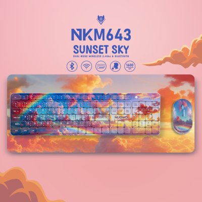 คีย์บอร์ดเมาส์ รุ่น NKM643 Nubwo
