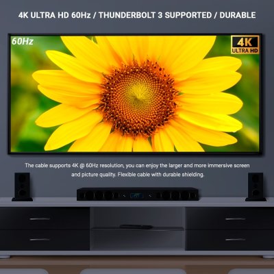 Cable Type-C TO HDMI M/M (2M) GLINK GL067