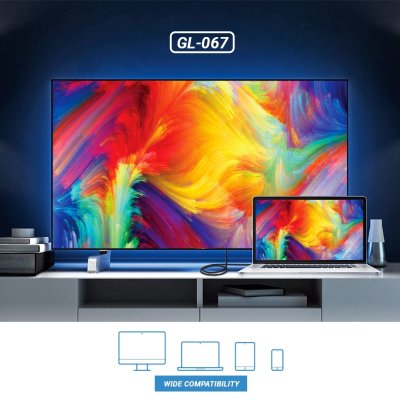 Cable Type-C TO HDMI M/M (2M) GLINK GL067