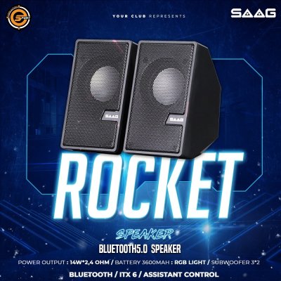 SPK Bluetooth 'SAAG' ROCKET (D70BT)