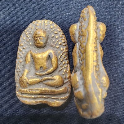 พระเปิมสองหน้าเนื้อดินทอง กรุดอยไซ
