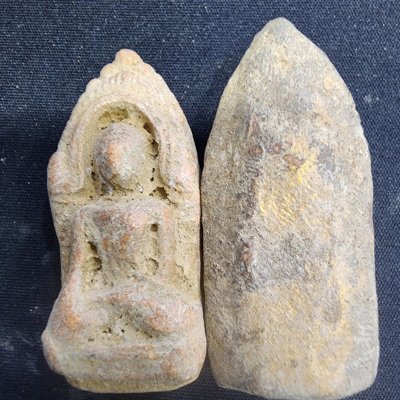 พระลือโขงซุ้มเรือนแก้วเนื้อดิน