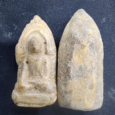 พระลือโขงซุ้มเรือนแก้วเนื้อดิน
