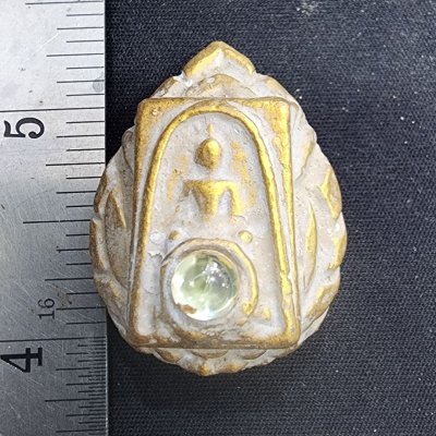 พระสมเด็จ หลังเม็ดพระธาตุ กรุดอยไซ