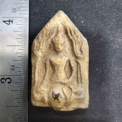 พระขุนแผนสองหน้า เนื้อชิน กรุดอยไซ