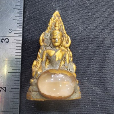 พระพุทธชินราชเนื้อชิน เม็ดพระธาตุ กรุดอยไซ