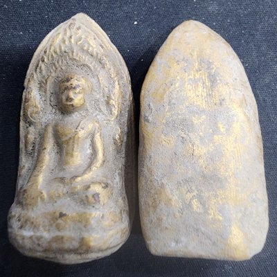 พระลือโขงเนื้อดินทอง กรุดอยไซ