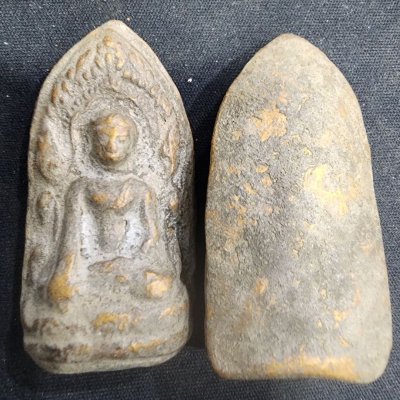 พระลือโขงเนื้อดินทอง กรุดอยไซ