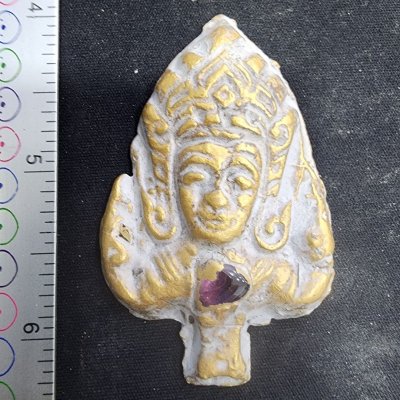 พระเจ้าอโศกบนใบโพธิ์ (อโศก สินธพ) กรุดอยไซ