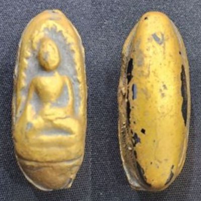 พระรอดบนเหล็กไหล มีกริง กรุดอยไซ