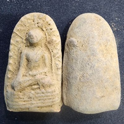พระลือหน้ามงคล (พระคือชัยชนะ) เนื้อดิน กรุดอยไซ