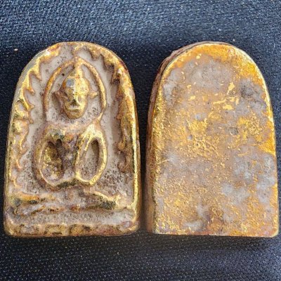 พระซุ้มกอเนื้อชินทอง กรุดอยไซ