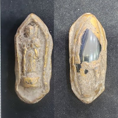 พระสีวลีบนเหล็กไหล กรุดอยไซ