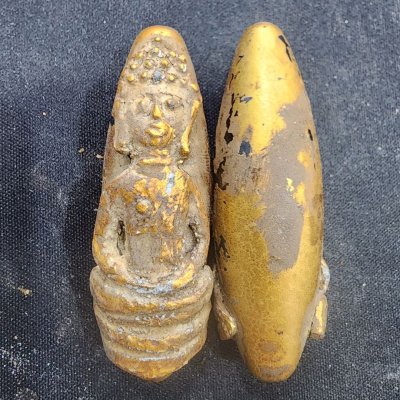 พระดอยไซหลังเหล็กไหล กรุดอยไซ