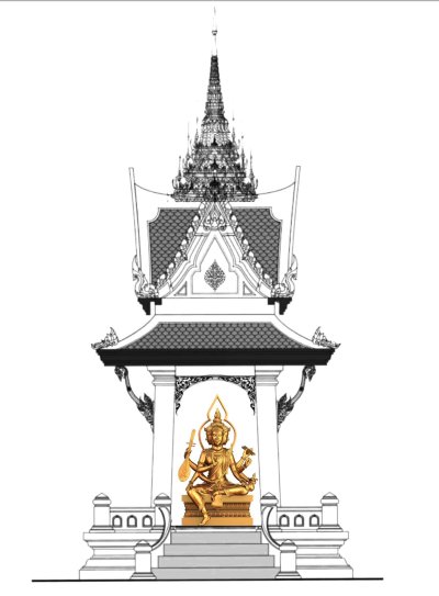 ศาลเทวลัย ท้าวมหาพรหม ประทานทรัพย์ 100 ล้าน