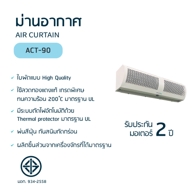 ม่านอากาศแอนโม Anmo Air Curtain ขนาด 90 ซม.